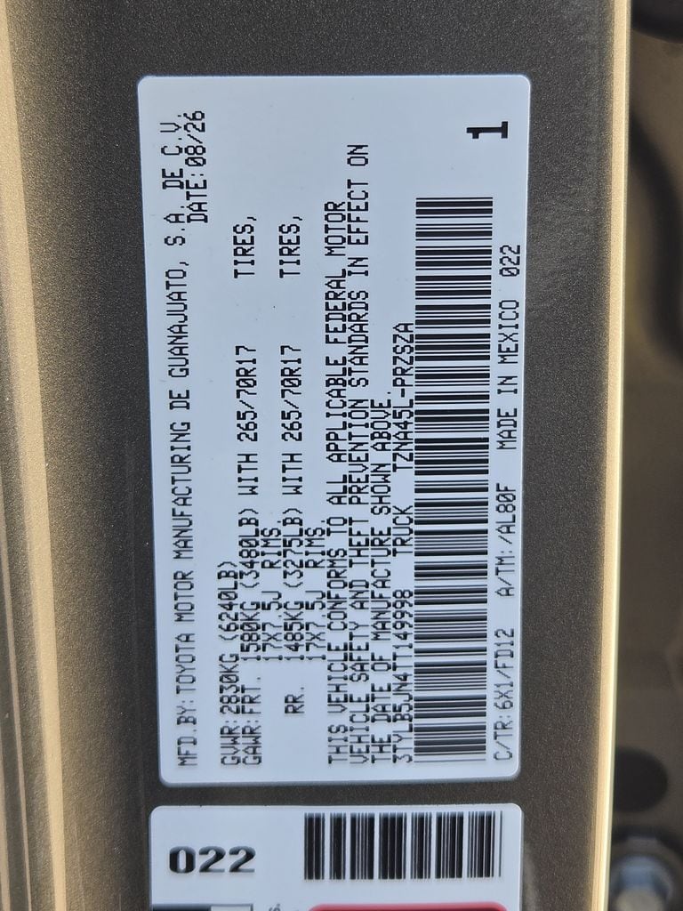 New 2026 Bronze Oxide Toyota TRD Off Road image 22