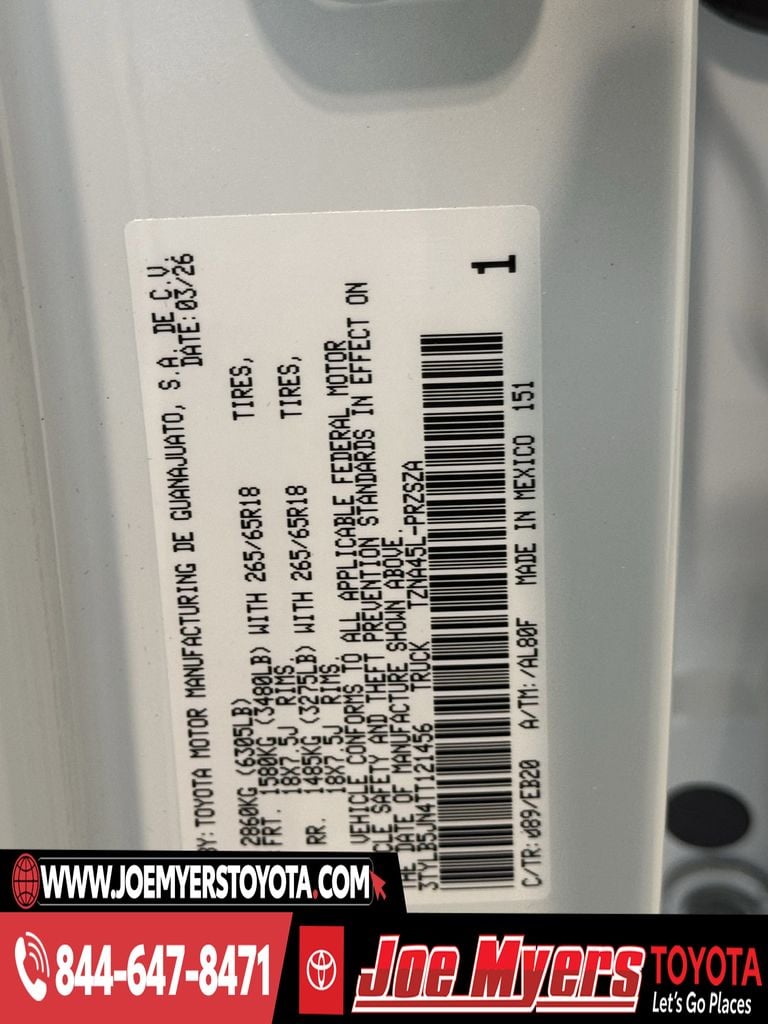 New 2026 Windchill Toyota Limited image 20