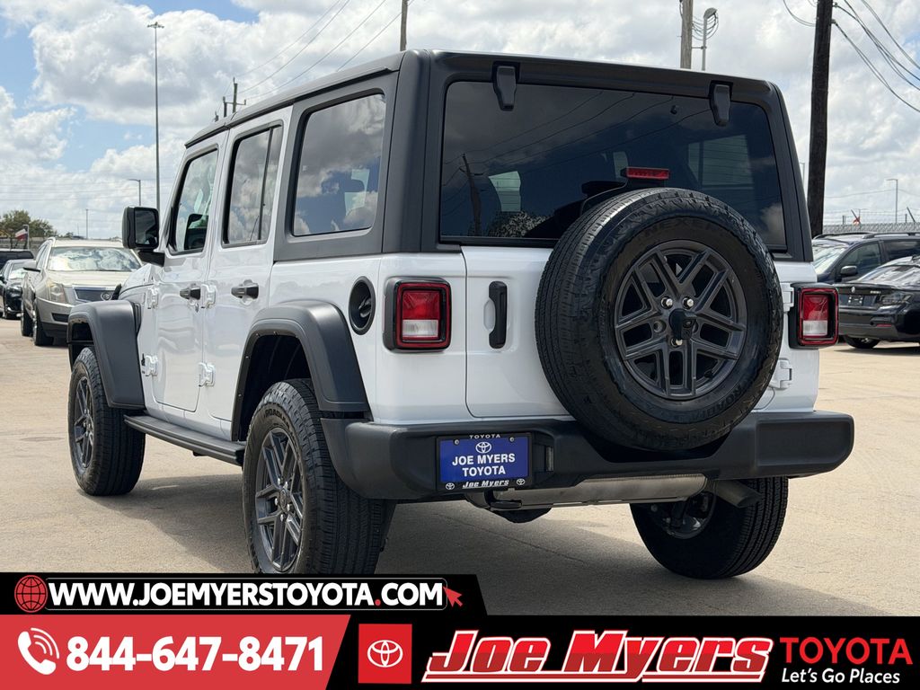 Used 2024 Bright White Clearcoat Jeep Sport S image 7