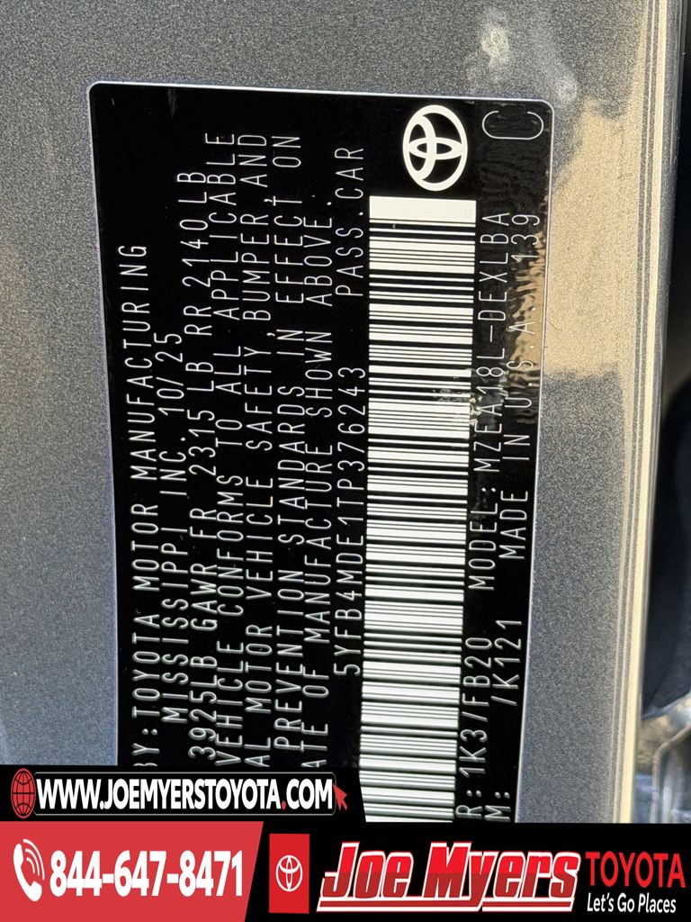 Certified Used 2026 Celestite Toyota LE image 30