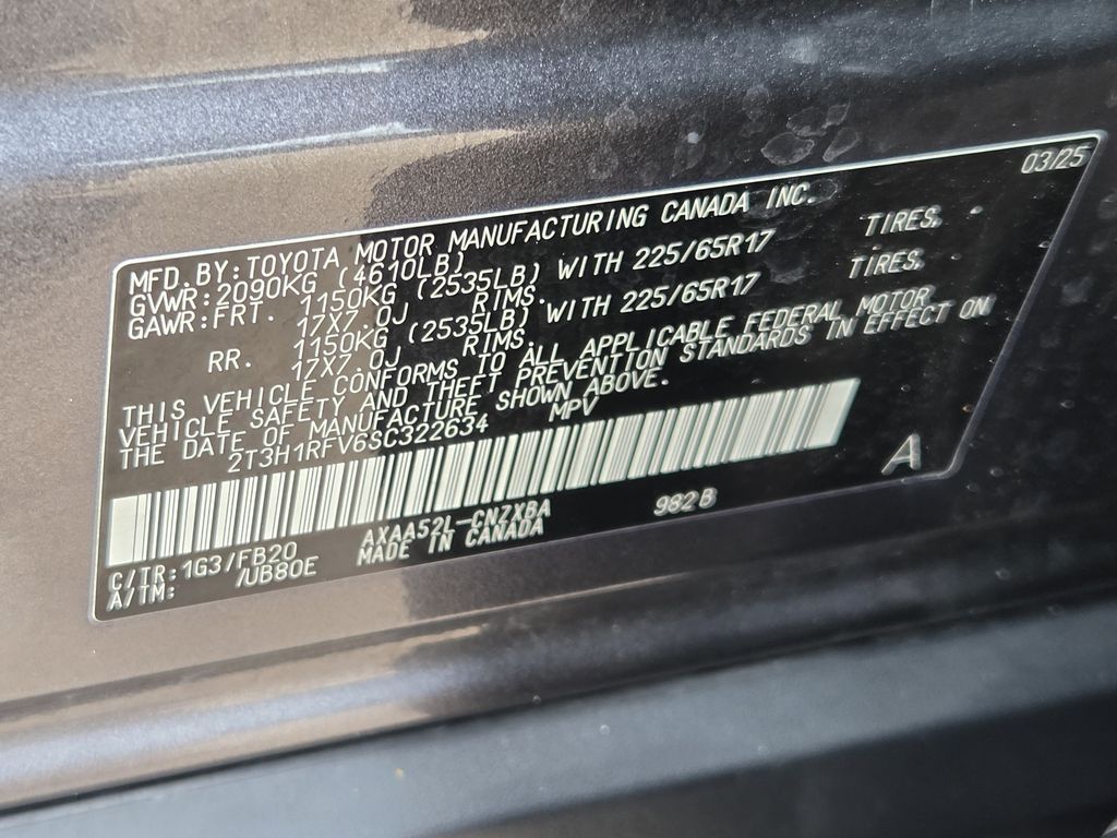 Used 2025 Magnetic Gray Metallic Toyota LE image 26