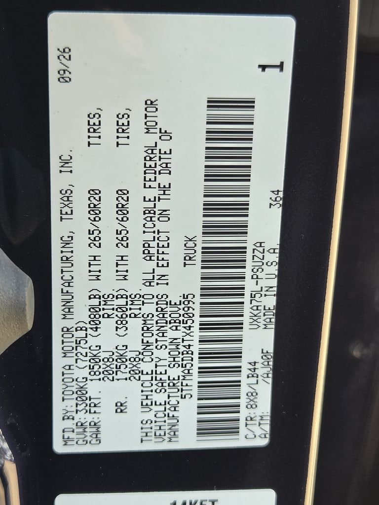 New 2026 Blueprint Toyota 1794 Edition image 22