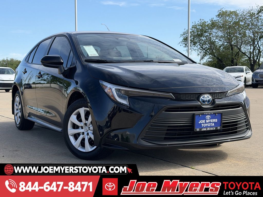 Certified Used 2025 Midnight Black Metallic Toyota LE image 2