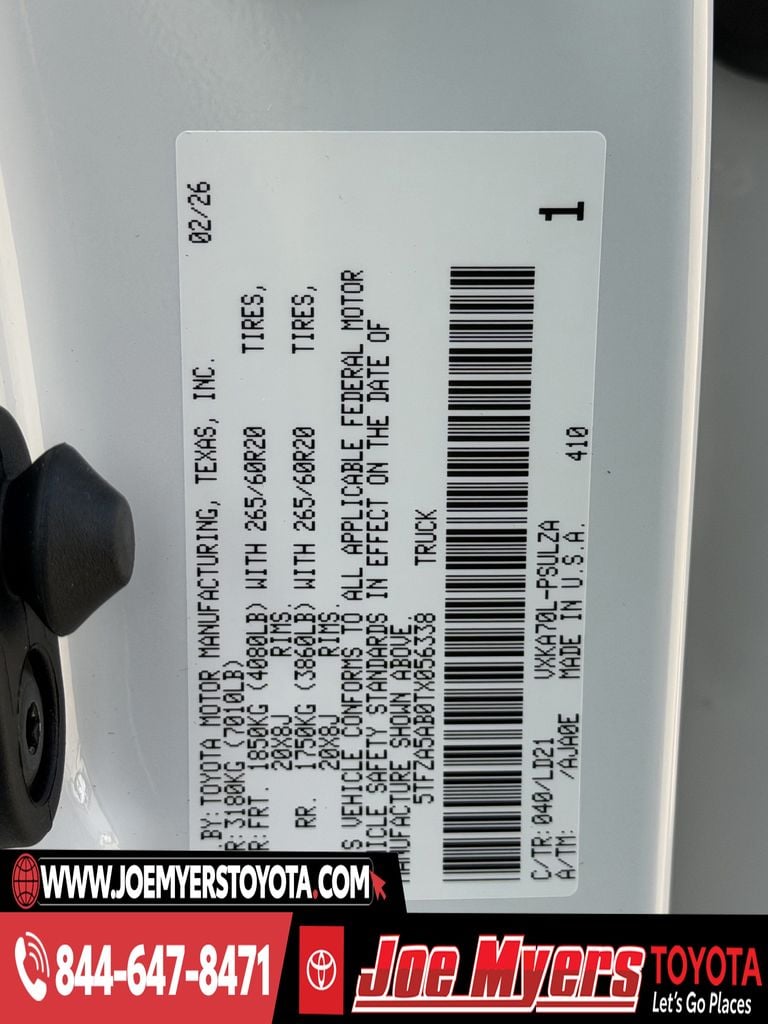 New 2026 Ice Cap Toyota Limited image 22