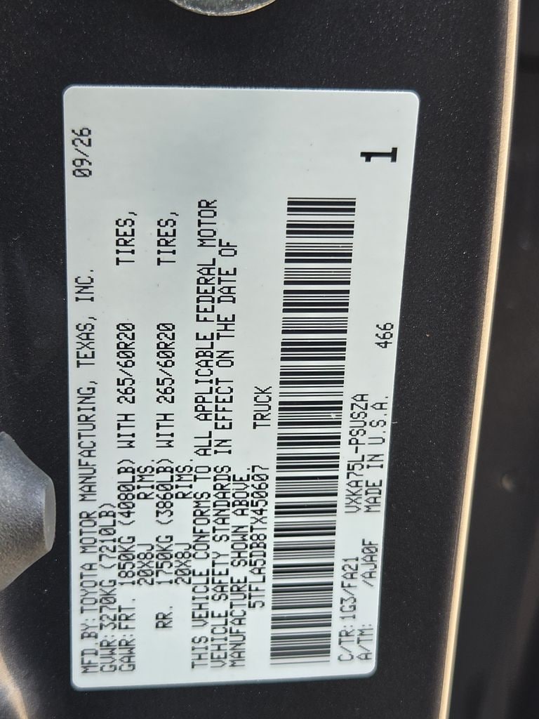 New 2026 Magnetic Gray Meta Toyota SR5 image 22