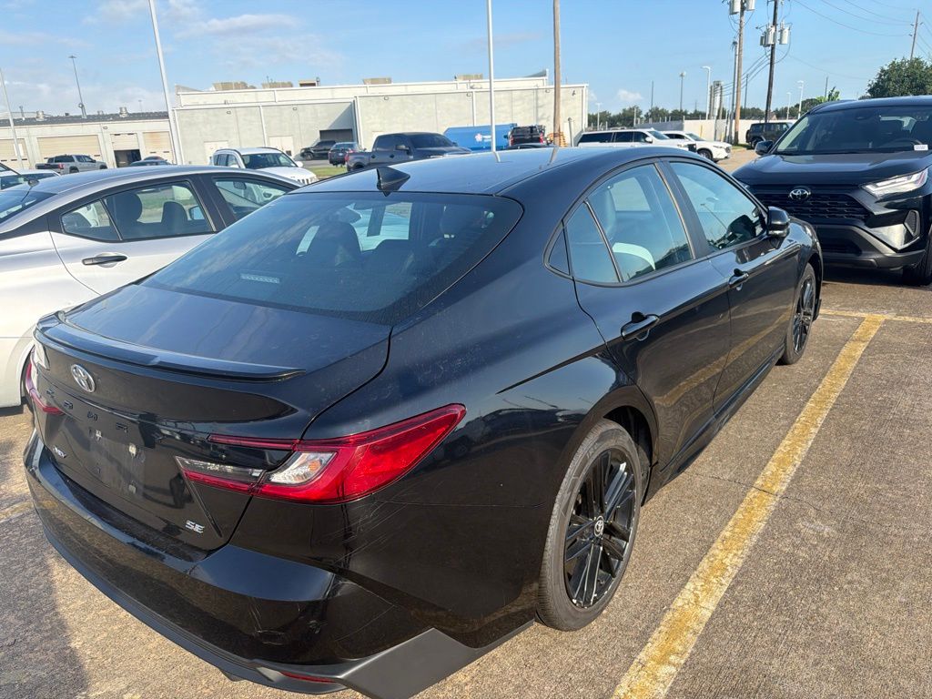 Used 2025 Midnight Black Metallic Toyota SE image 5