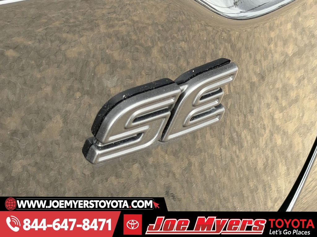 Used 2023 Midnight Black Metallic Toyota SE image 11