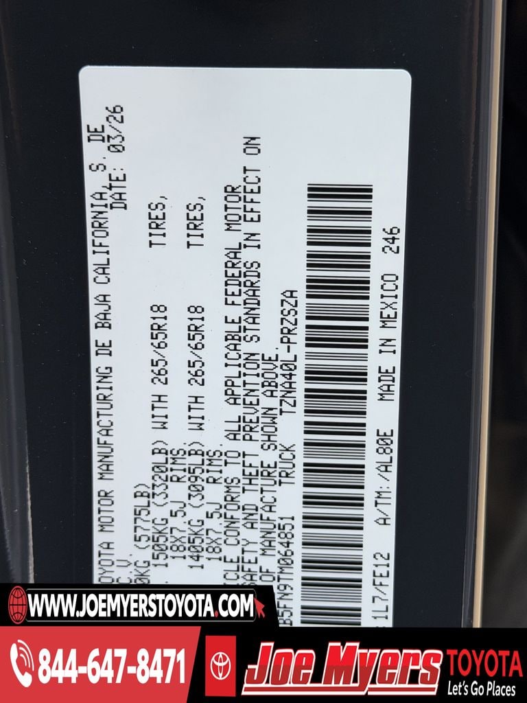 New 2026 Underground Toyota TRD Sport image 21