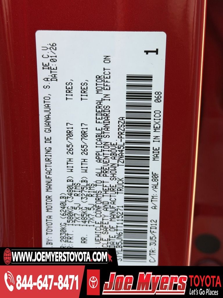 New 2026 Supersonic Red Toyota TRD Off Road image 21