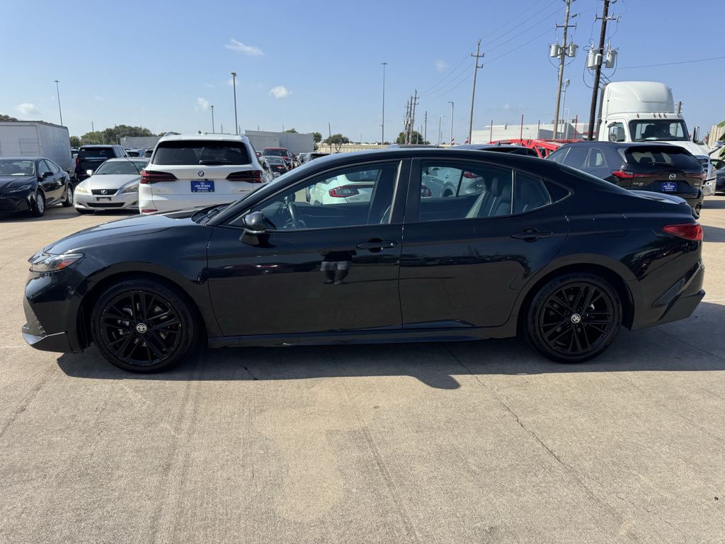 Used 2025 Midnight Black Metallic Toyota SE image 4