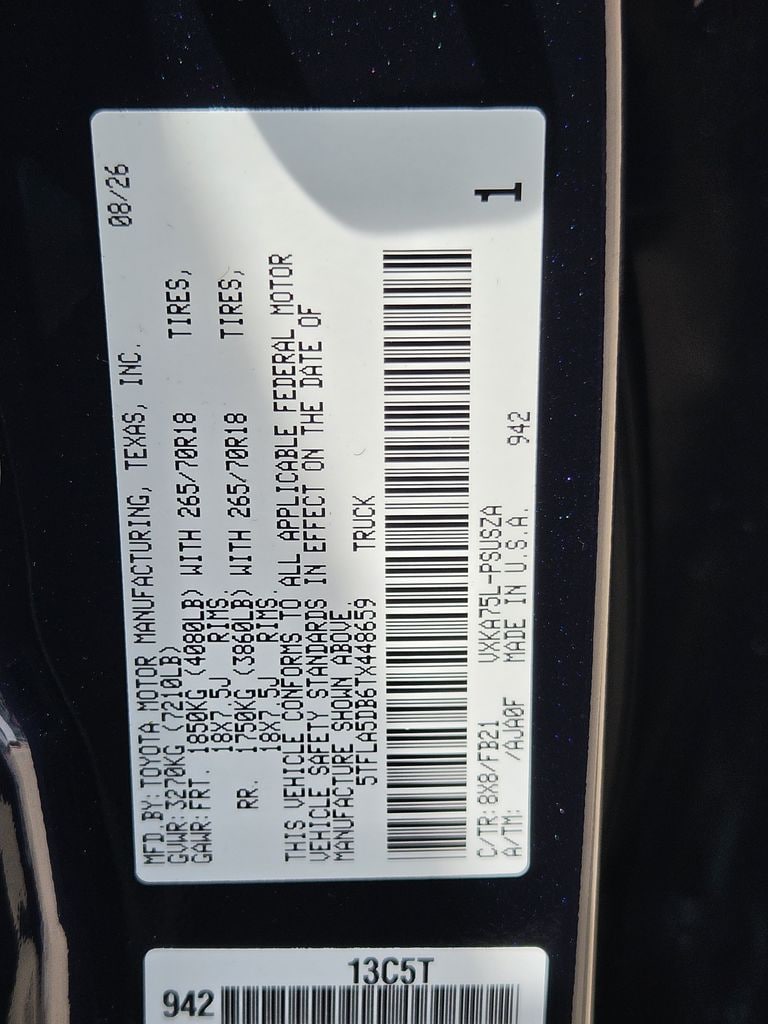 New 2026 Blueprint Toyota SR5 image 22