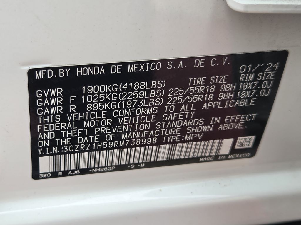 Used 2024 Platinum White Pearl Honda Sport image 30