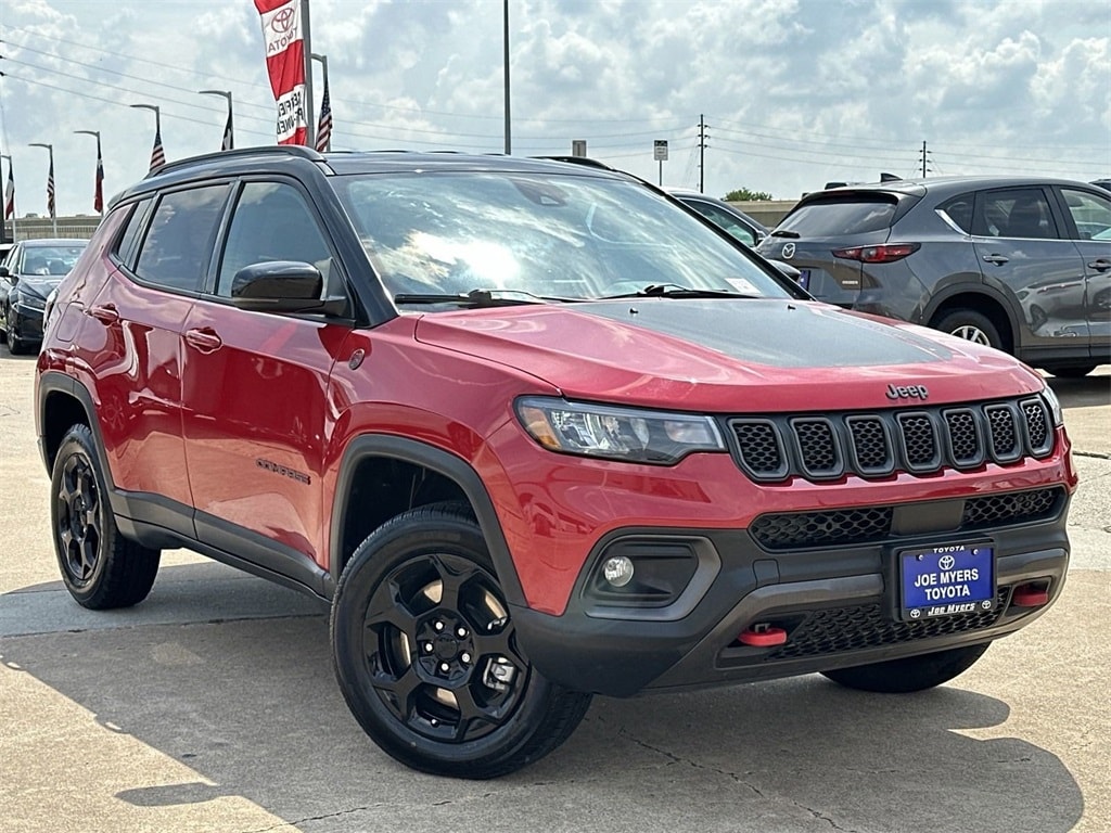 Used 2023 Jeep Compass Trailhawk with VIN 3C4NJDDN8PT534005 for sale in Houston, TX