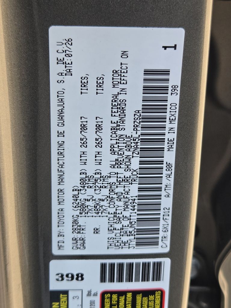New 2026 Bronze Oxide Toyota TRD Off Road image 22