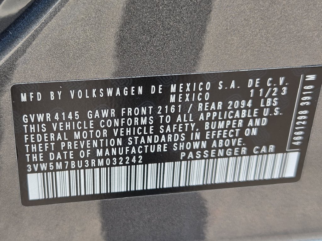 Used 2024 Gray Volkswagen 1.5T S image 29