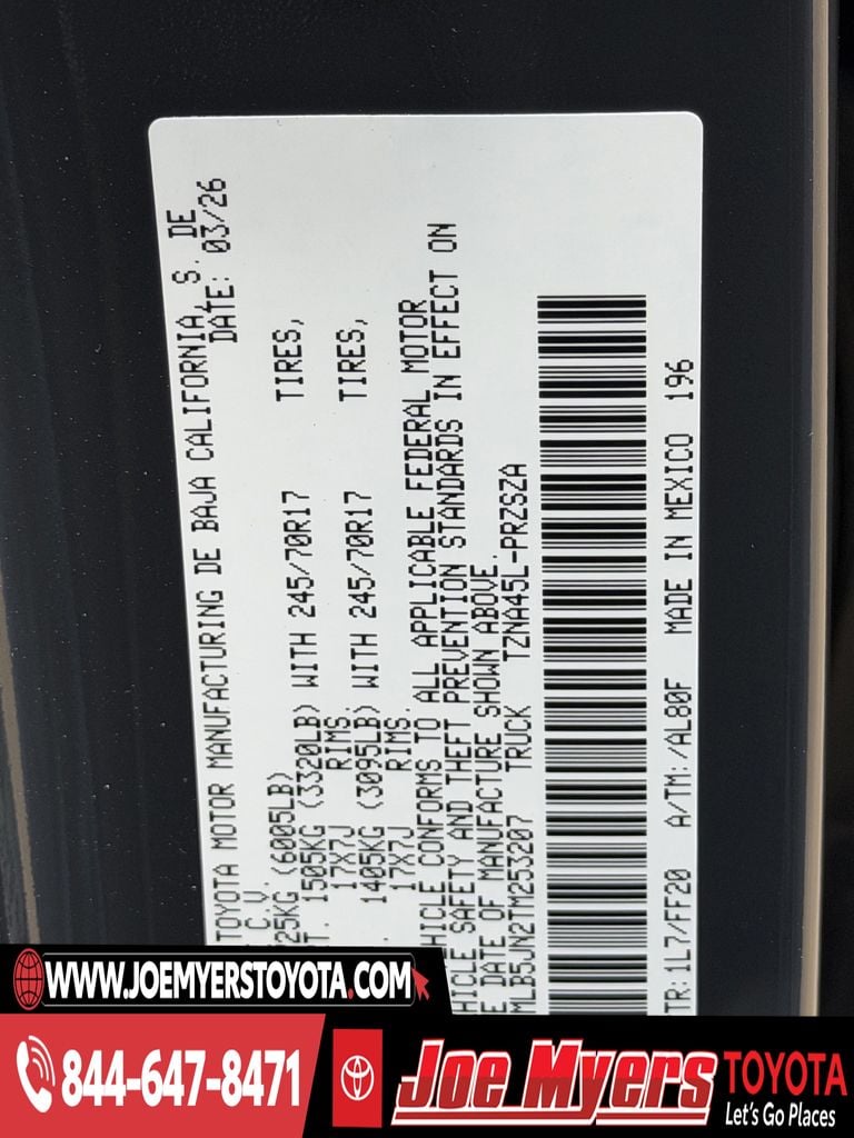 New 2026 Underground Toyota SR5 image 21