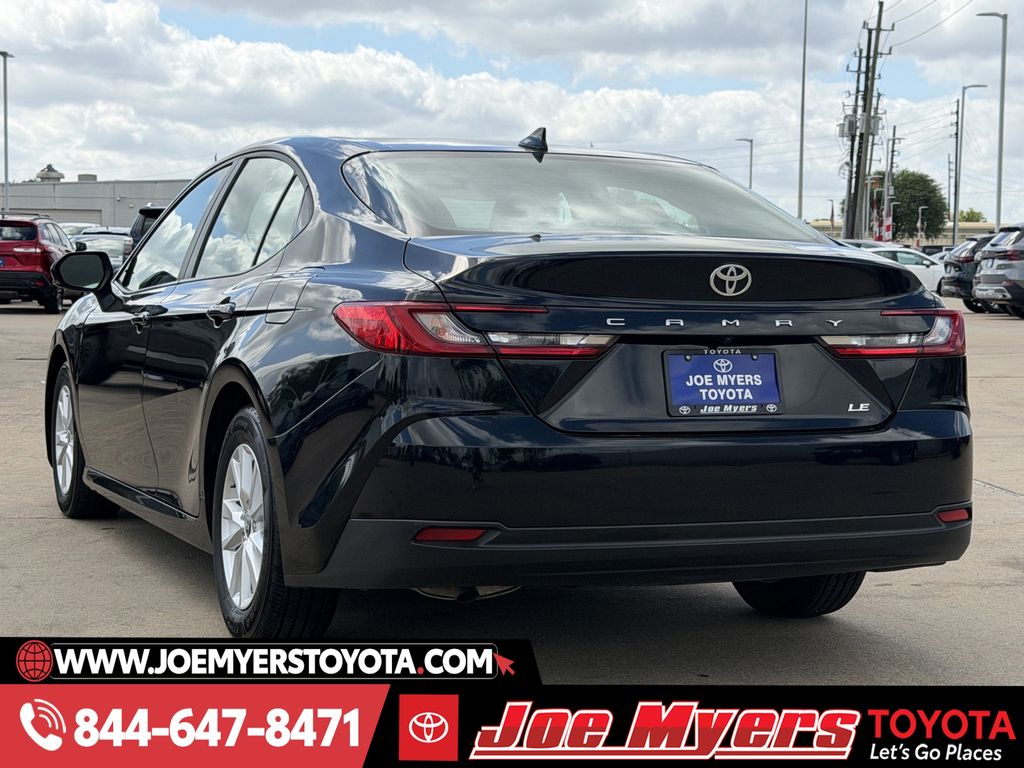 Used 2025 Midnight Black Metallic Toyota LE image 7