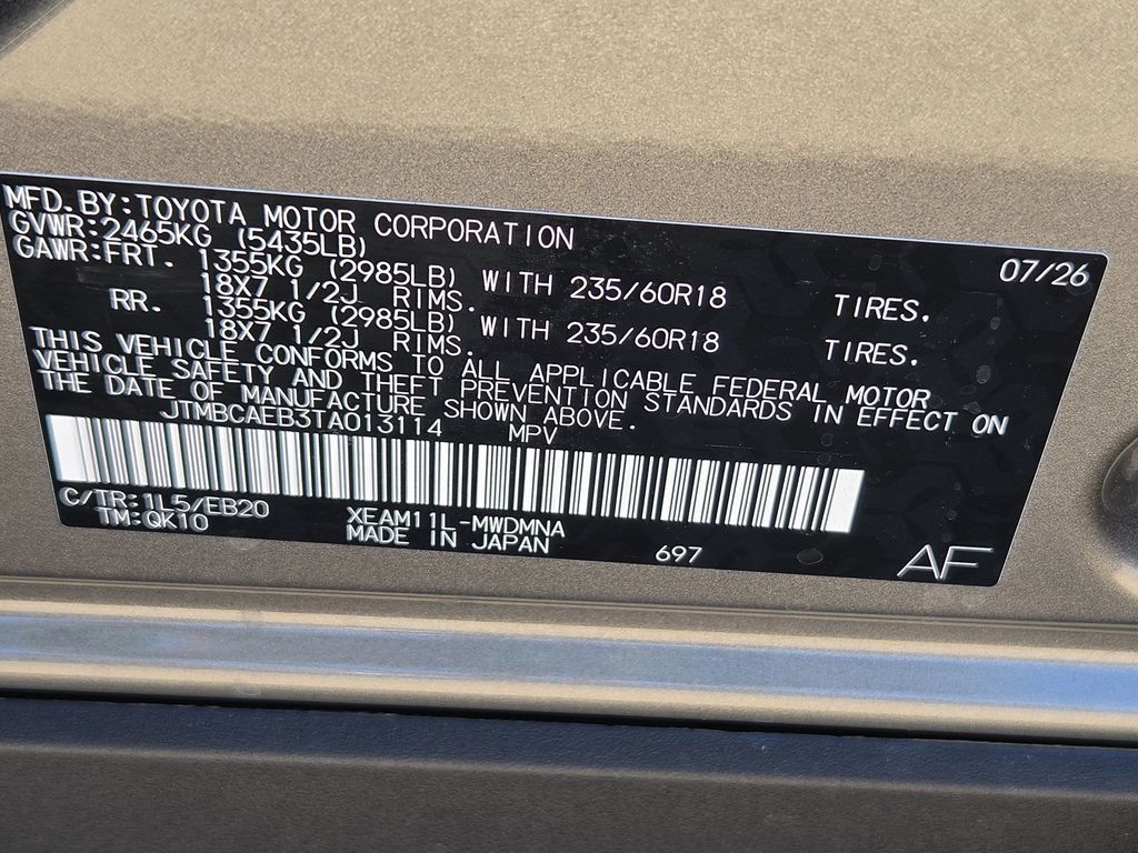 New 2026 Heavy Metallic Toyota XLE Plus image 22