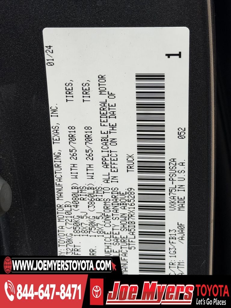 Used 2024 Magnetic Gray Metallic Toyota SR5 image 31