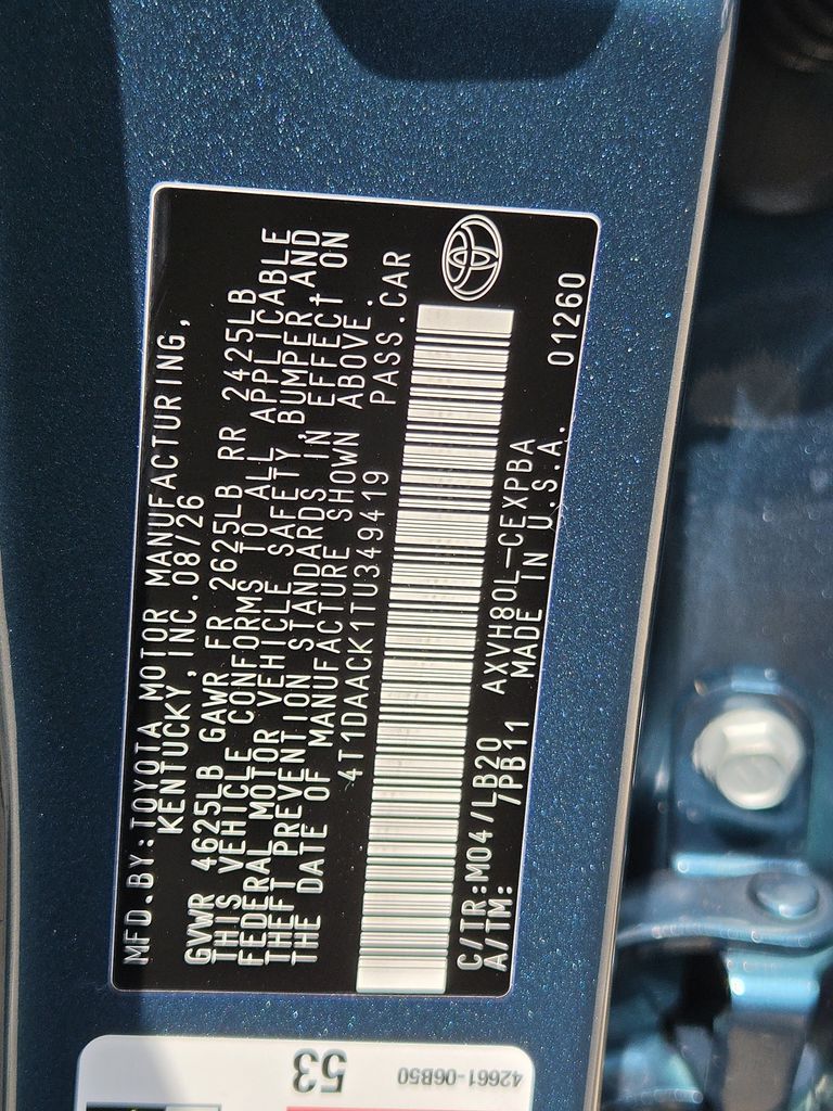 New 2026 Ocean Gem Toyota XSE image 22