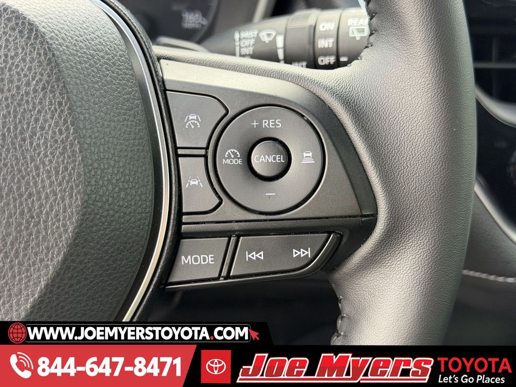 Used 2025 Classic Silver Metallic Midnight Black Metallic Toyota SE image 23