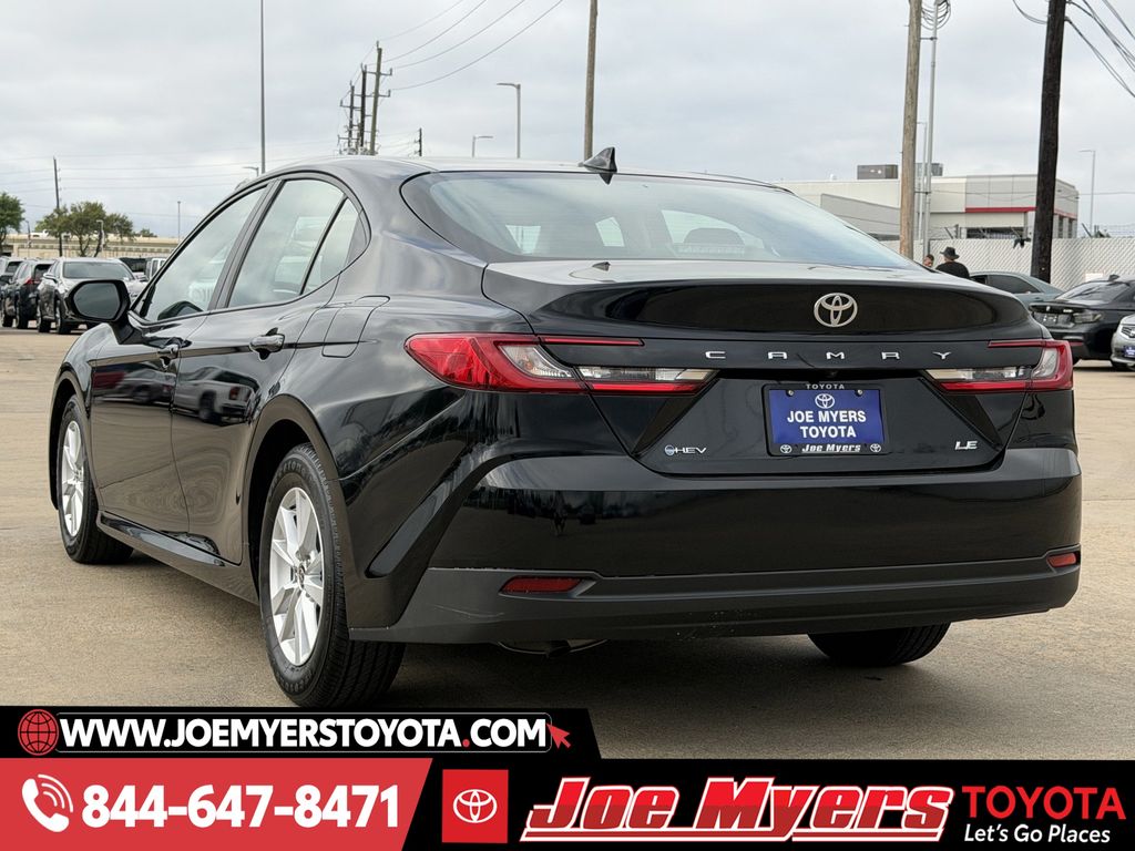 Used 2025 Midnight Black Metallic Toyota LE image 7