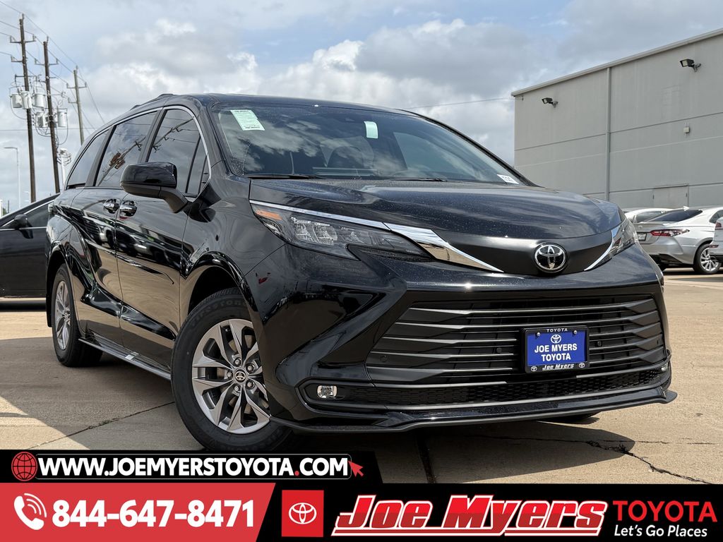 New 2026 Midnight Black Toyota XLE 8 Passenger image 2