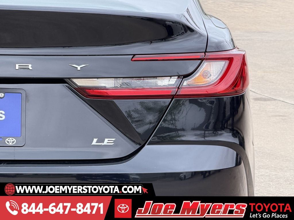 Used 2025 Midnight Black Metallic Toyota LE image 9