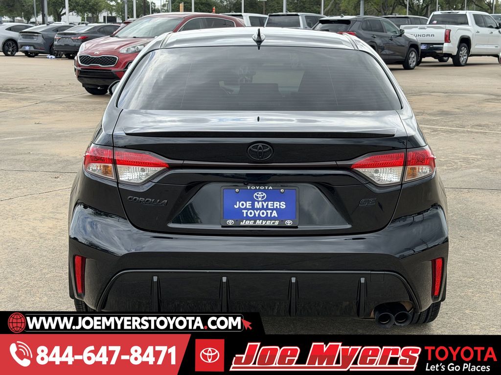 Used 2023 Midnight Black Metallic Toyota SE image 8