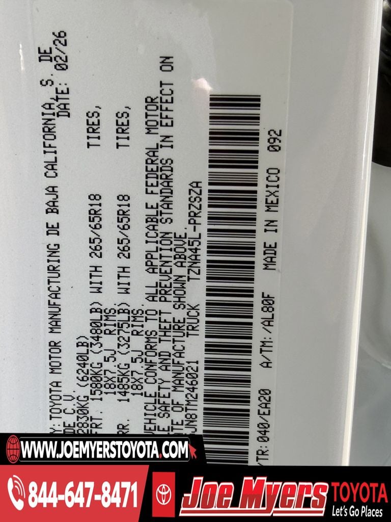 New 2026 Ice Cap Toyota TRD Off Road image 22