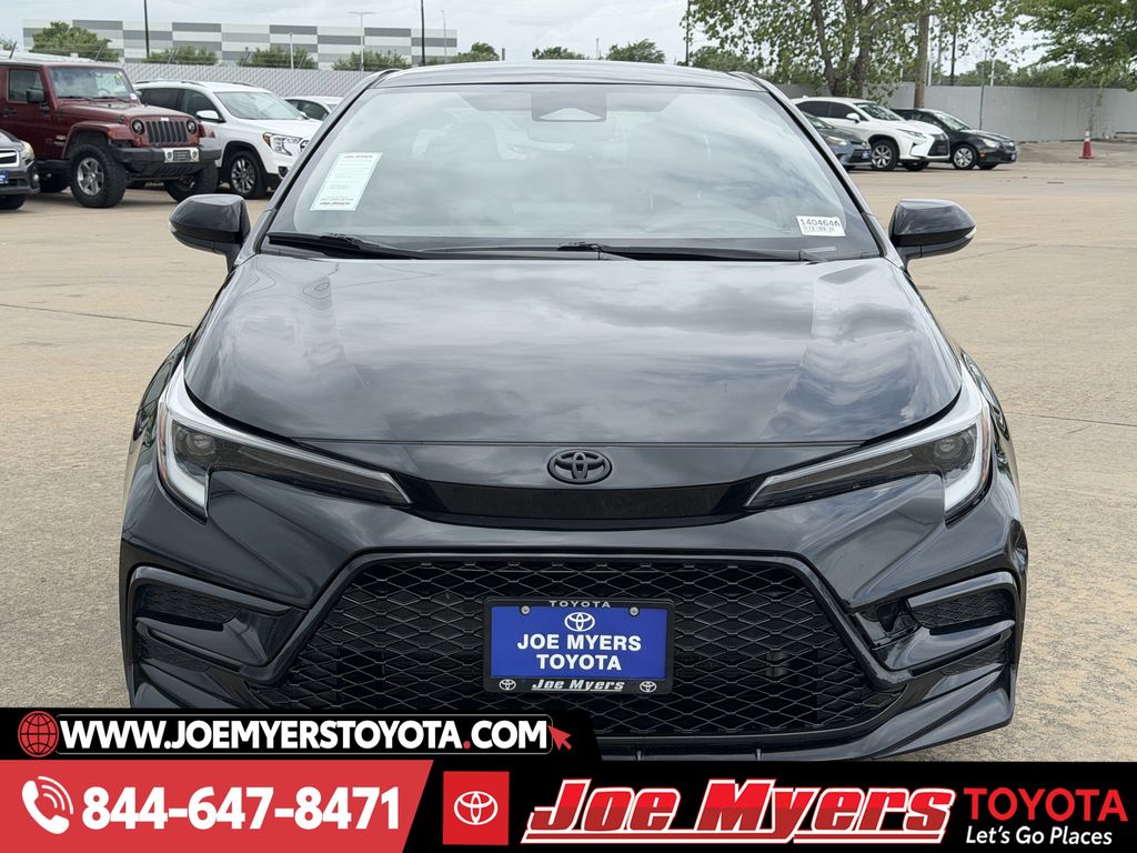Used 2023 Midnight Black Metallic Toyota SE image 3