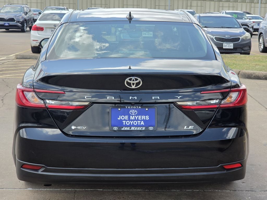 Used 2025 Midnight Black Metallic Toyota LE image 8