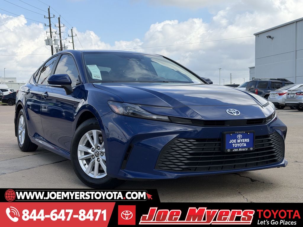 Used 2025 Reservoir Blue Toyota LE image 2