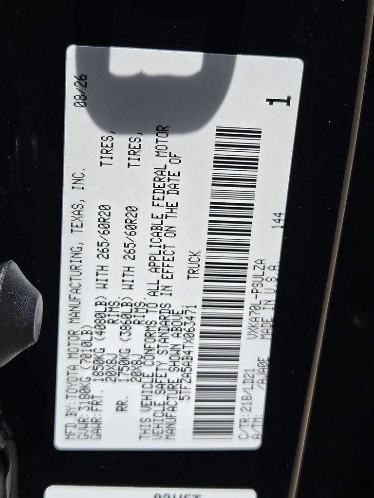 New 2026 Midnight Black Toyota Limited image 22