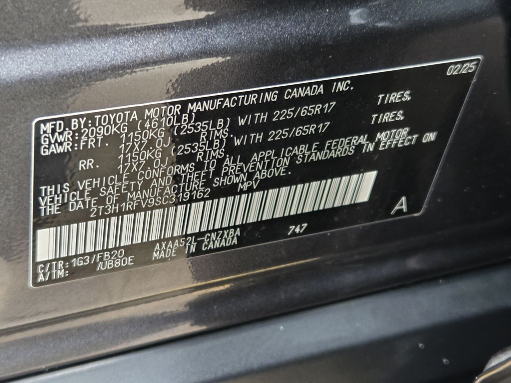 Used 2025 Magnetic Gray Metallic Toyota LE image 30