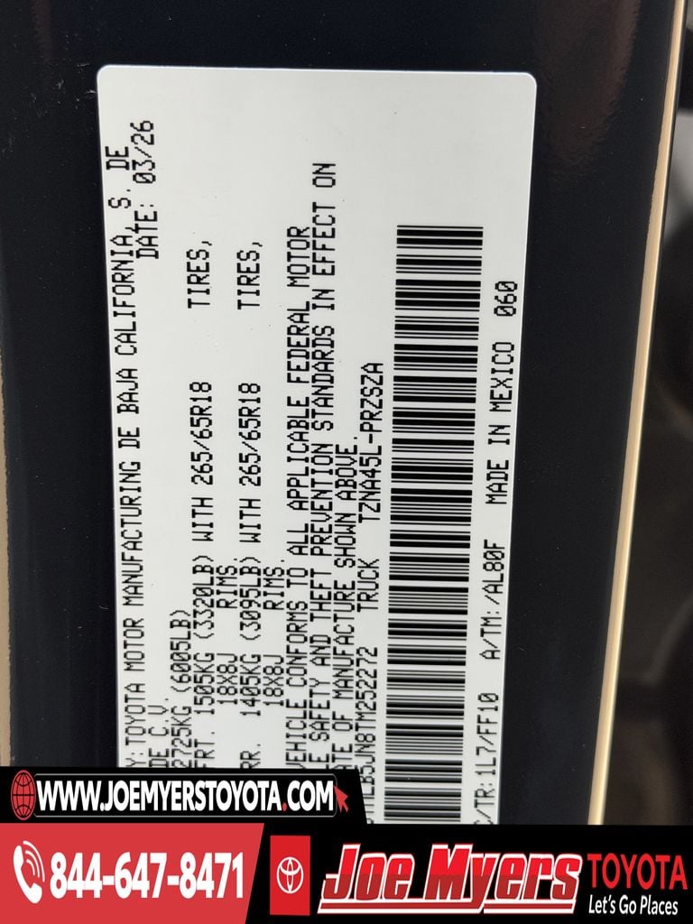 New 2026 Underground Toyota SR5 image 21