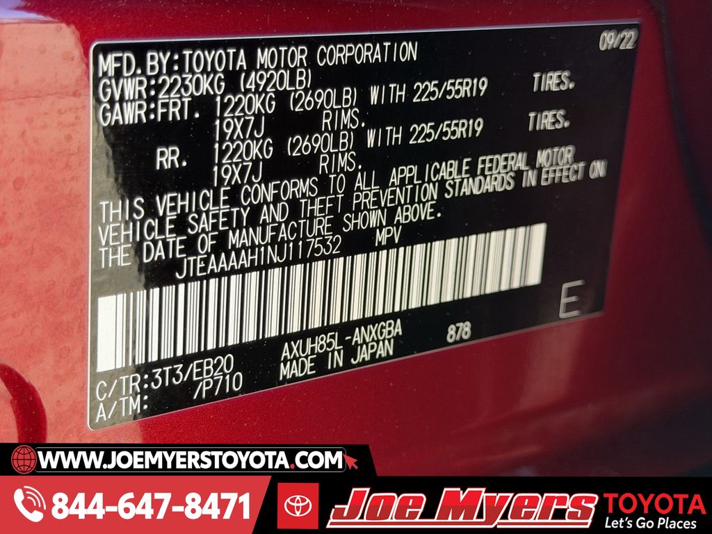 Used 2022 Ruby Flare Pearl Toyota XLE image 32