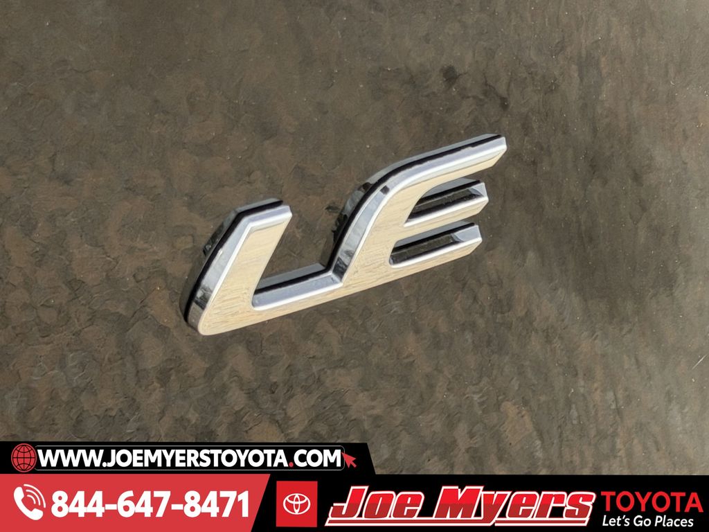 Used 2025 Midnight Black Metallic Toyota LE image 11