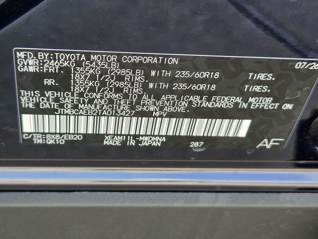 New 2026 Blueprint Toyota XLE Plus image 22