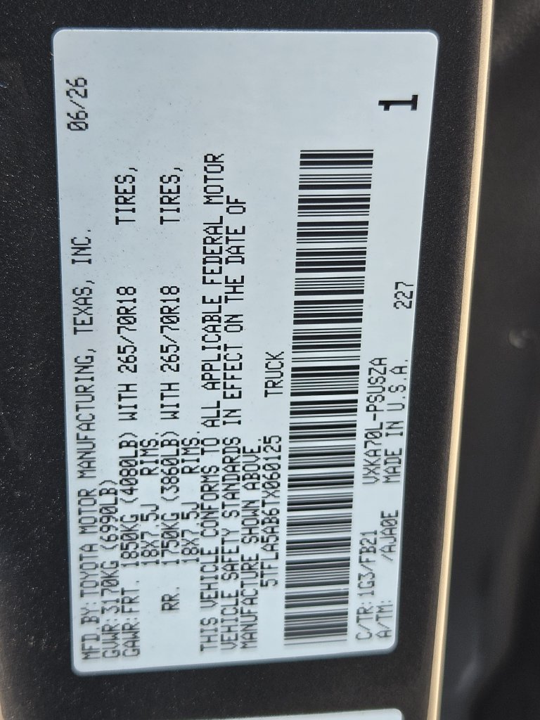New 2026 Magnetic Gray Meta Toyota SR5 image 22