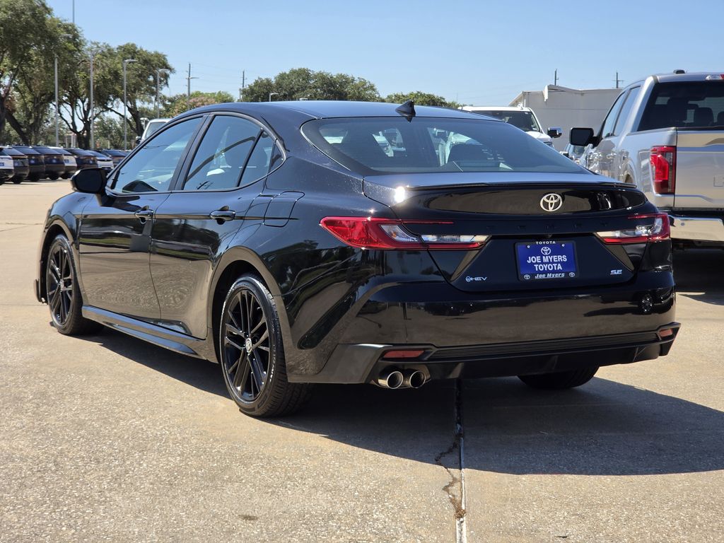 Used 2025 Midnight Black Metallic Toyota SE image 7