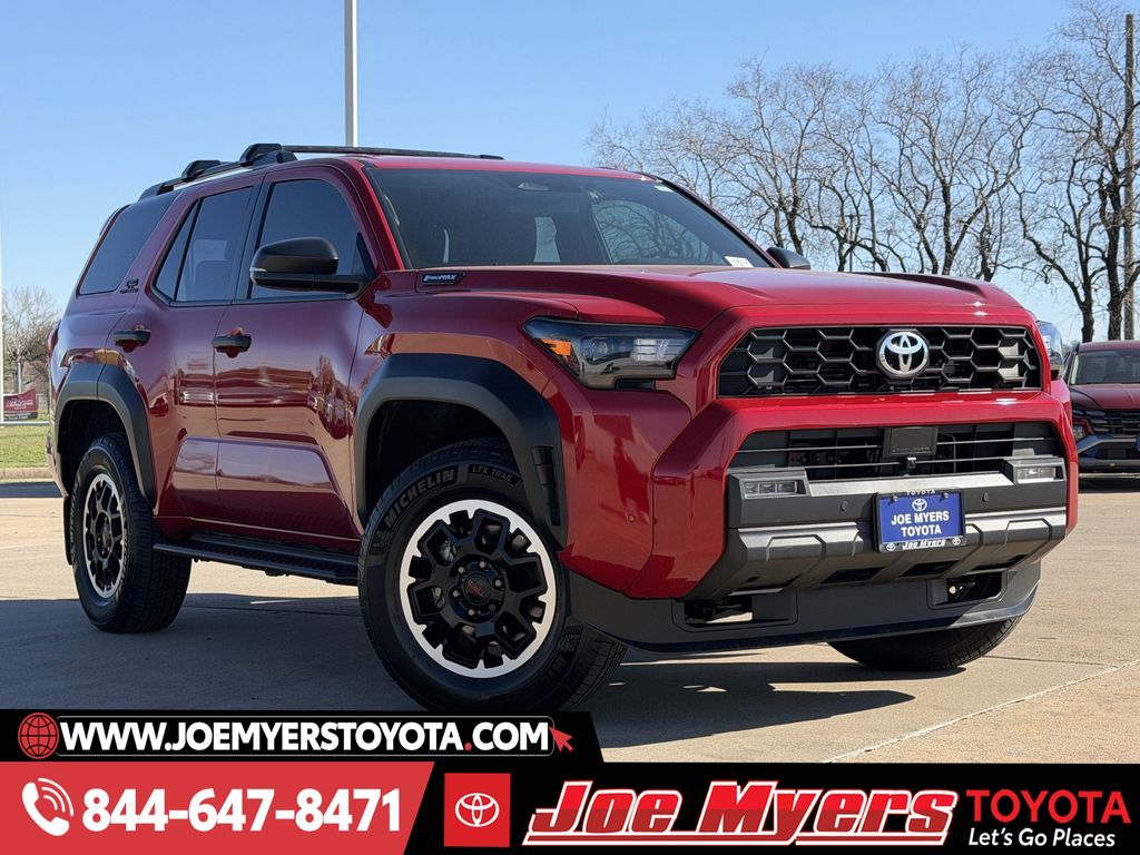 Certified Used 2025 Supersonic Red Toyota TRD Off Road image 2