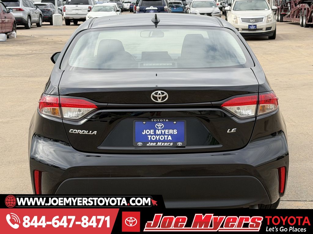 Used 2025 Midnight Black Metallic Toyota LE image 8