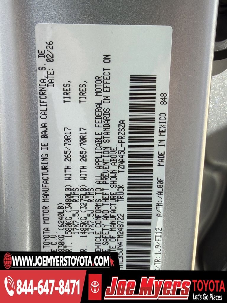 New 2026 Celestial Silver Toyota TRD Off Road image 21