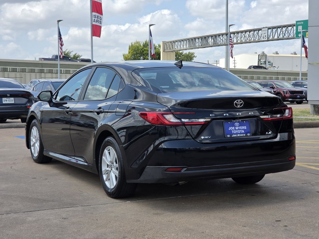 Used 2025 Midnight Black Metallic Toyota LE image 7