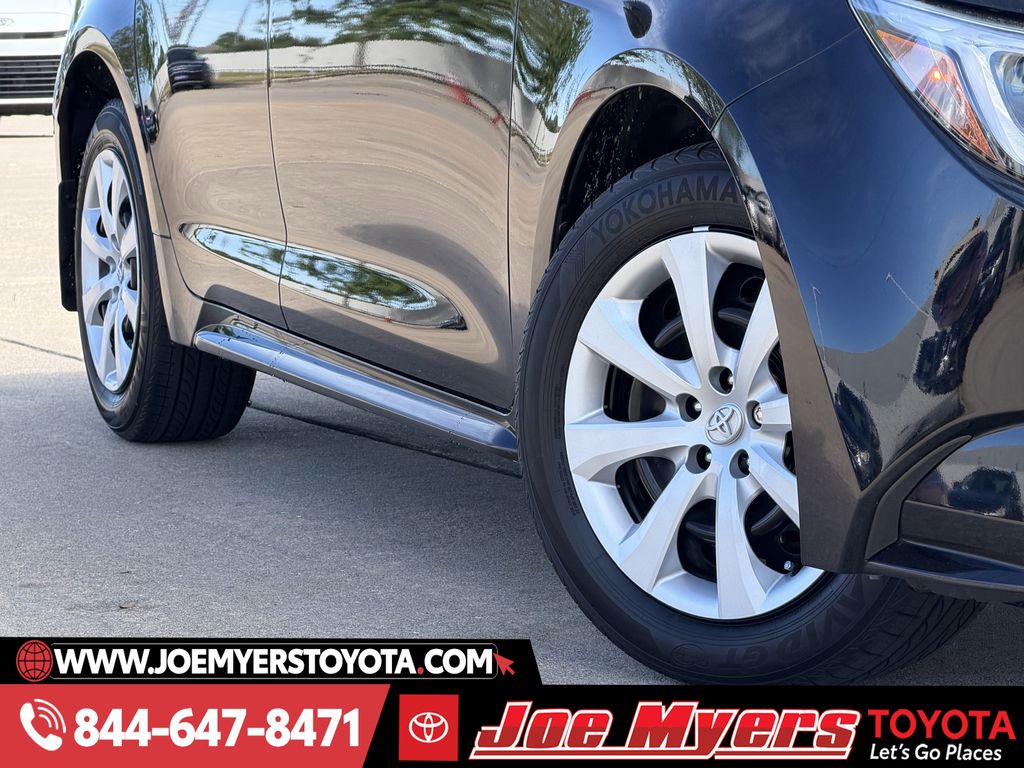 Certified Used 2025 Midnight Black Metallic Toyota LE image 12