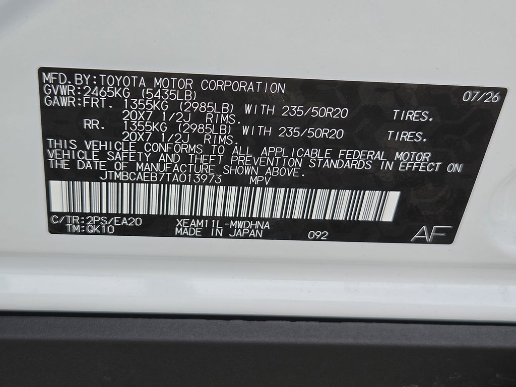 New 2026 Wind Chill Pearl Toyota Limited image 22