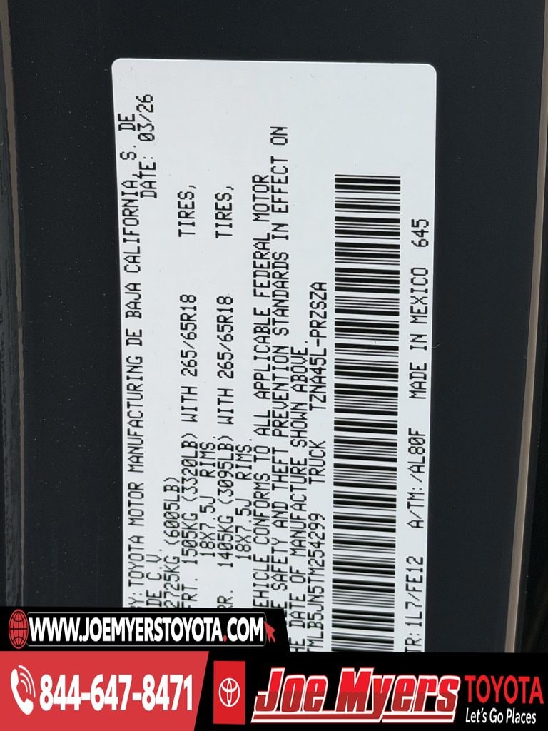 New 2026 Underground Toyota TRD Sport image 21