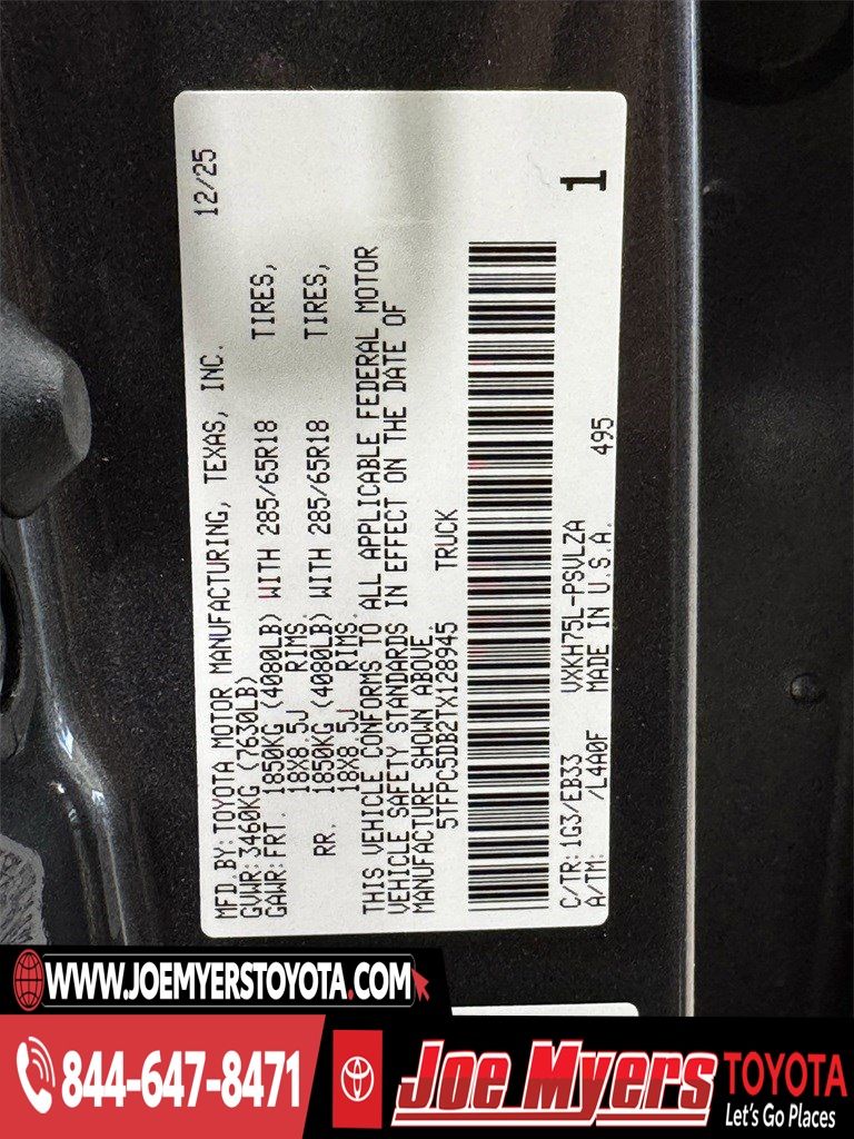 New 2026 Magnetic Gray Toyota TRD Pro image 20