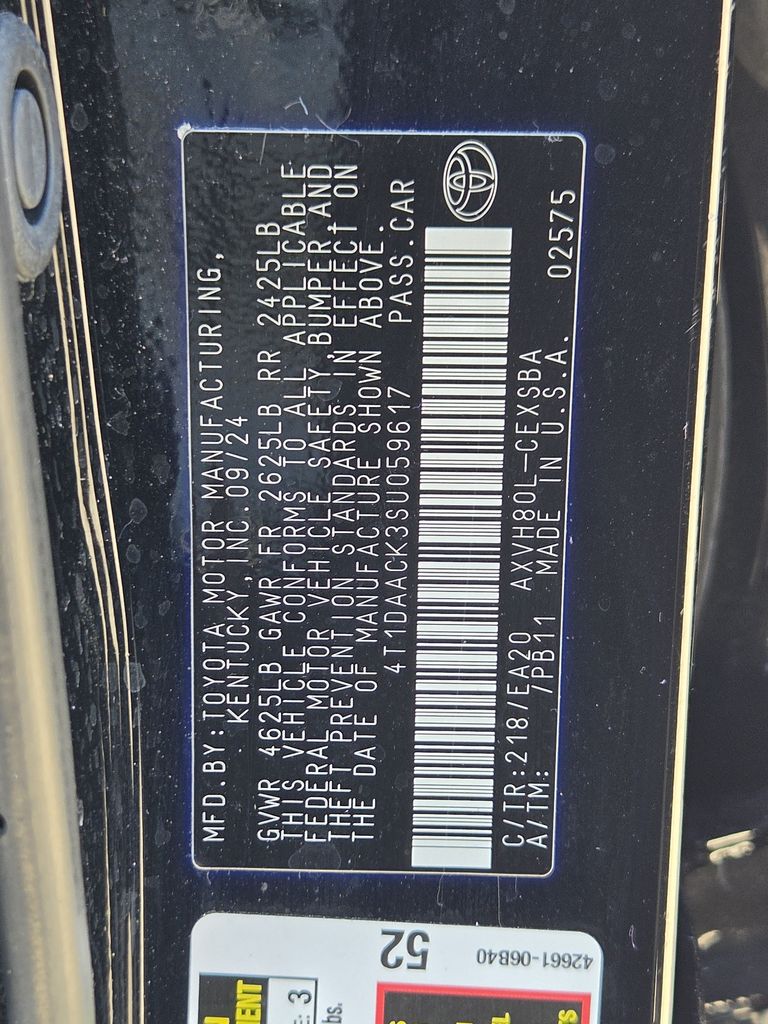 Used 2025 Midnight Black Metallic Toyota SE image 32